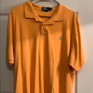 Bright orange polo shirt 🧡